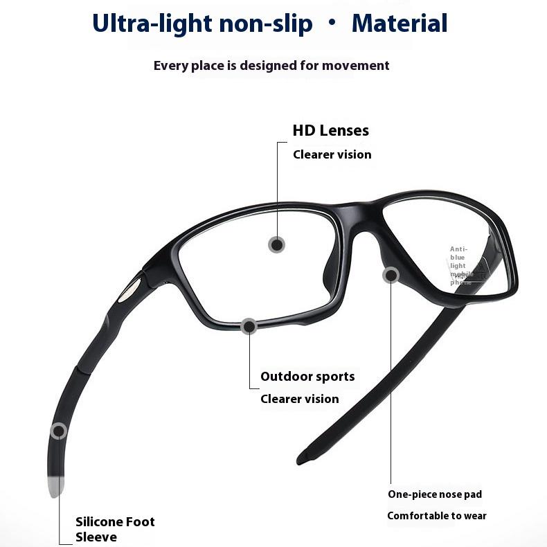 -50~ -75~ -400 Photochromic Color Myopia Glasses Ultra Light Version with Degree Anti Blue Light Flat Glasses Sunglasses Sports
