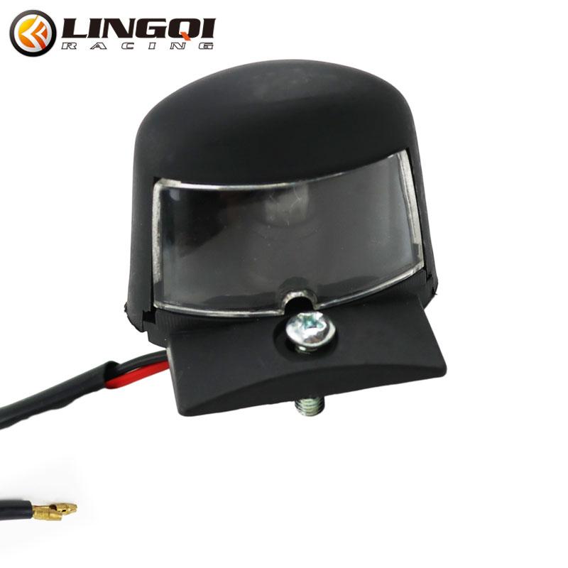 

LINGQI RACING Motorcycle License Plate Light PP PC Plastic LED Taillights For Most Pit Dirt Bike Motocross Accessories Parts Type 1