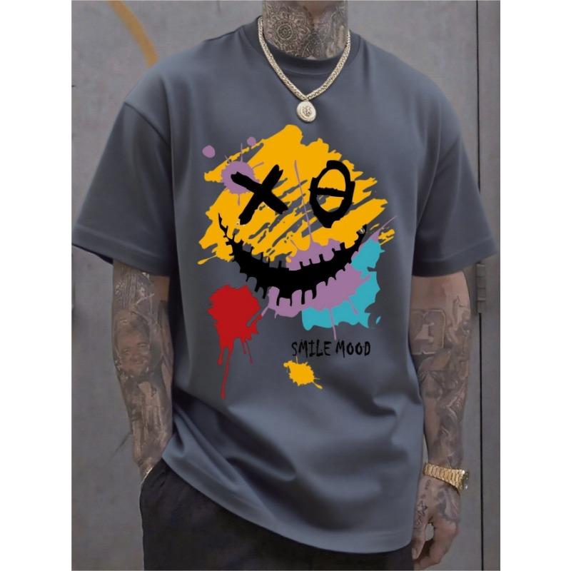 Men's Fashionable Round Neck T-shirt