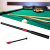 Aluminum Billiards Pool Cues Extension Rod Telescopic Stretch Snooker Accessories(Red Black )