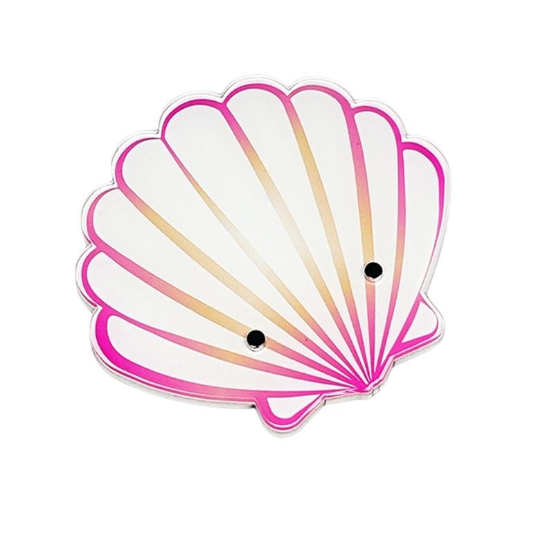 Acrylic Eyelash Extensions Organizers Shells Shape Eyelash Pallet Lash Extension Stand Lash Pallet for Beauty Salons