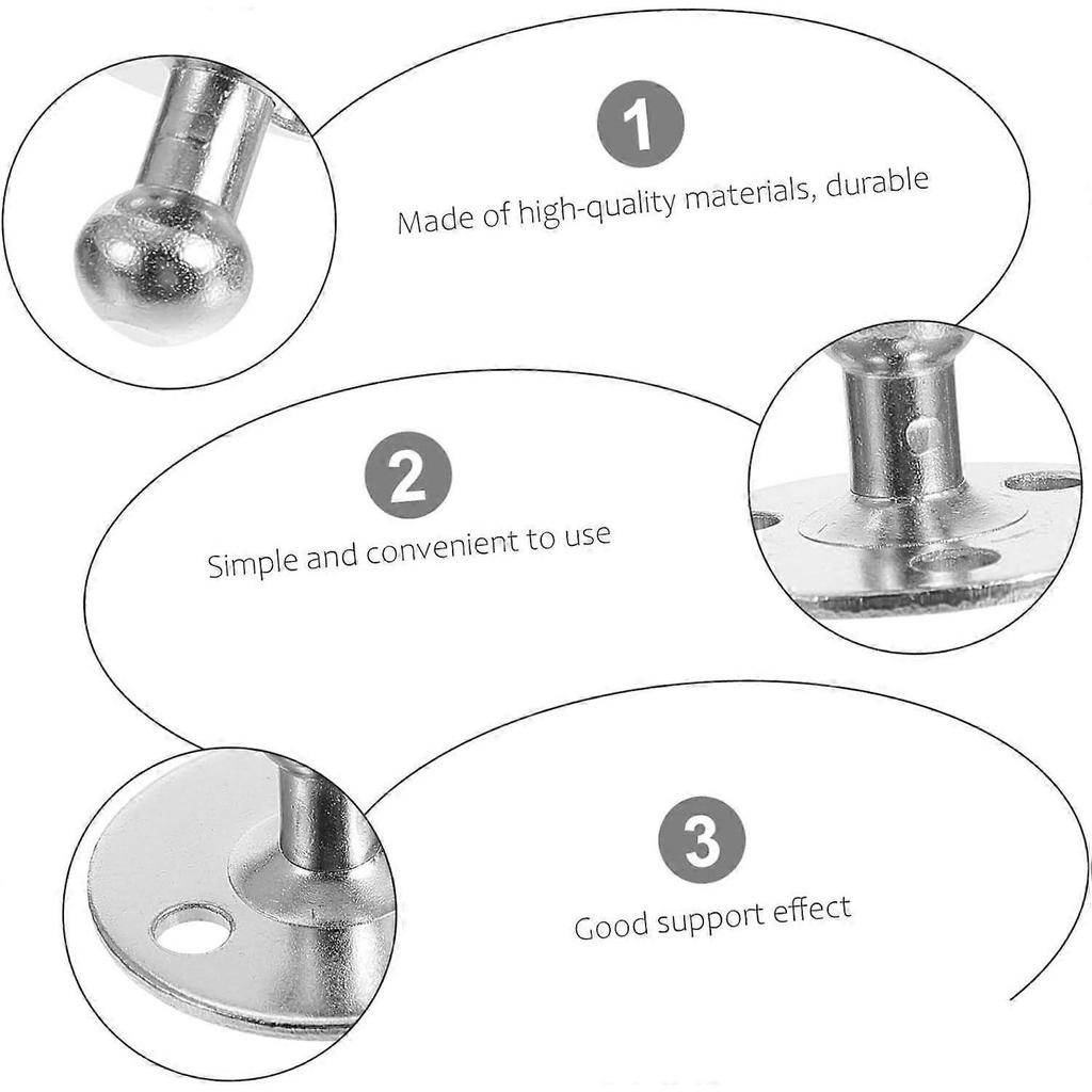 20 Pcs Bracket Gas Spring Storage Cupboard Strut Prop Lid Strut Prop Spring Mount Lid Stru