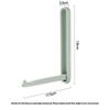 Folding Hanger Storage Rack No Punching Wall Hanging Home Balcony Dormitory Wardrobe Drying Rack Clothespin Collector