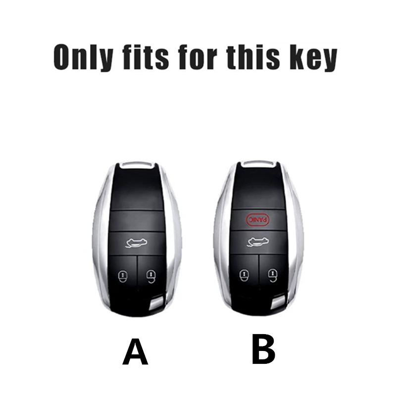 Zinc Alloy Car Key Fob Case Cover Protector Shell 3/4 Buttons for Bentley Flying Spur Continental GT Bentayga Mulsanne Accessory