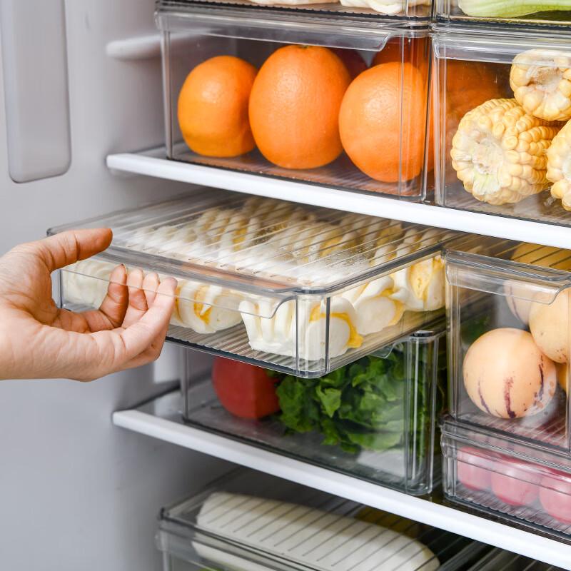 Stackable Transparent Refrigerator Storage Box