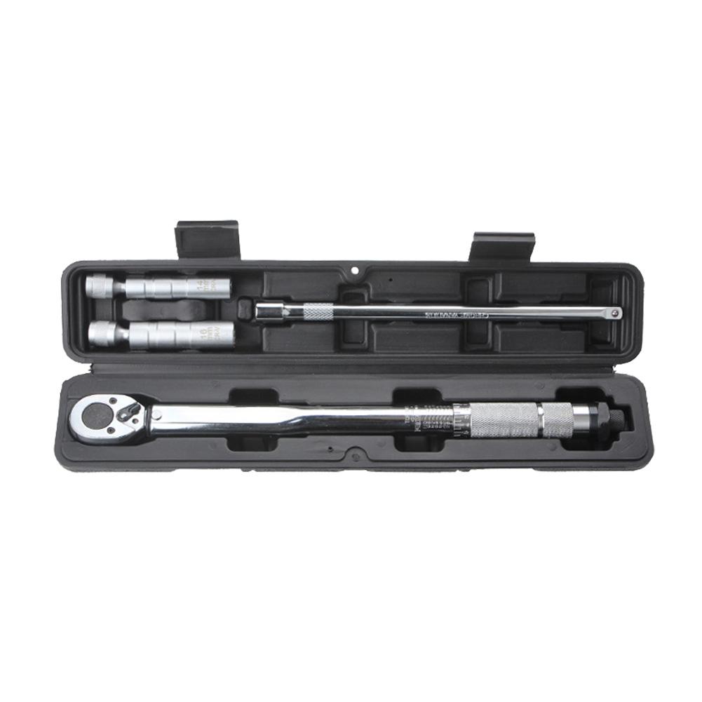 5-60N.m Torque Wrench 3/8 Inch Square Drive Precise Preset 45T Reversible Ratchet Key Adjustable Torques Spanner Car Repair Tool
