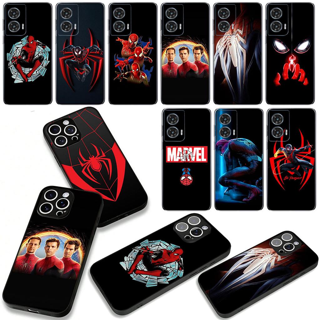 Cover for Apple iPhone 16 15 14 Plus 13 12 Mini 17 Pro Max + 16E Air 16+ ProMax Case Super hero Marvel Spider Man Spiderman