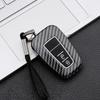 Carbon Fiber Auto Key Fob Case Cover Fit For Toyota C-Hr Chr Rav4 Rav 4 Corolla Camry Avalon Land Cruiser Prado Prius