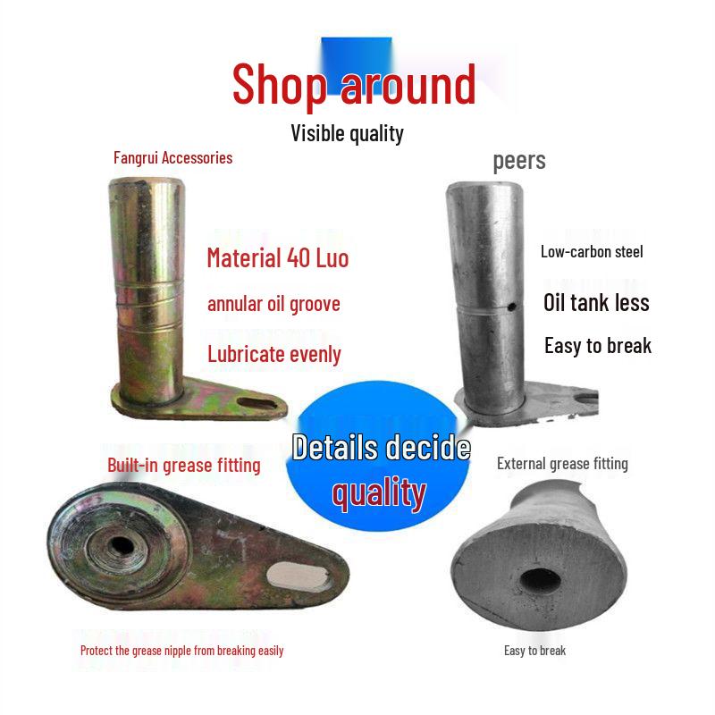 Loader Backhoe Pin Shaft Accessories: Boom Rocker Arm, Bucket Grease Pin, Pin Sleeve 303540