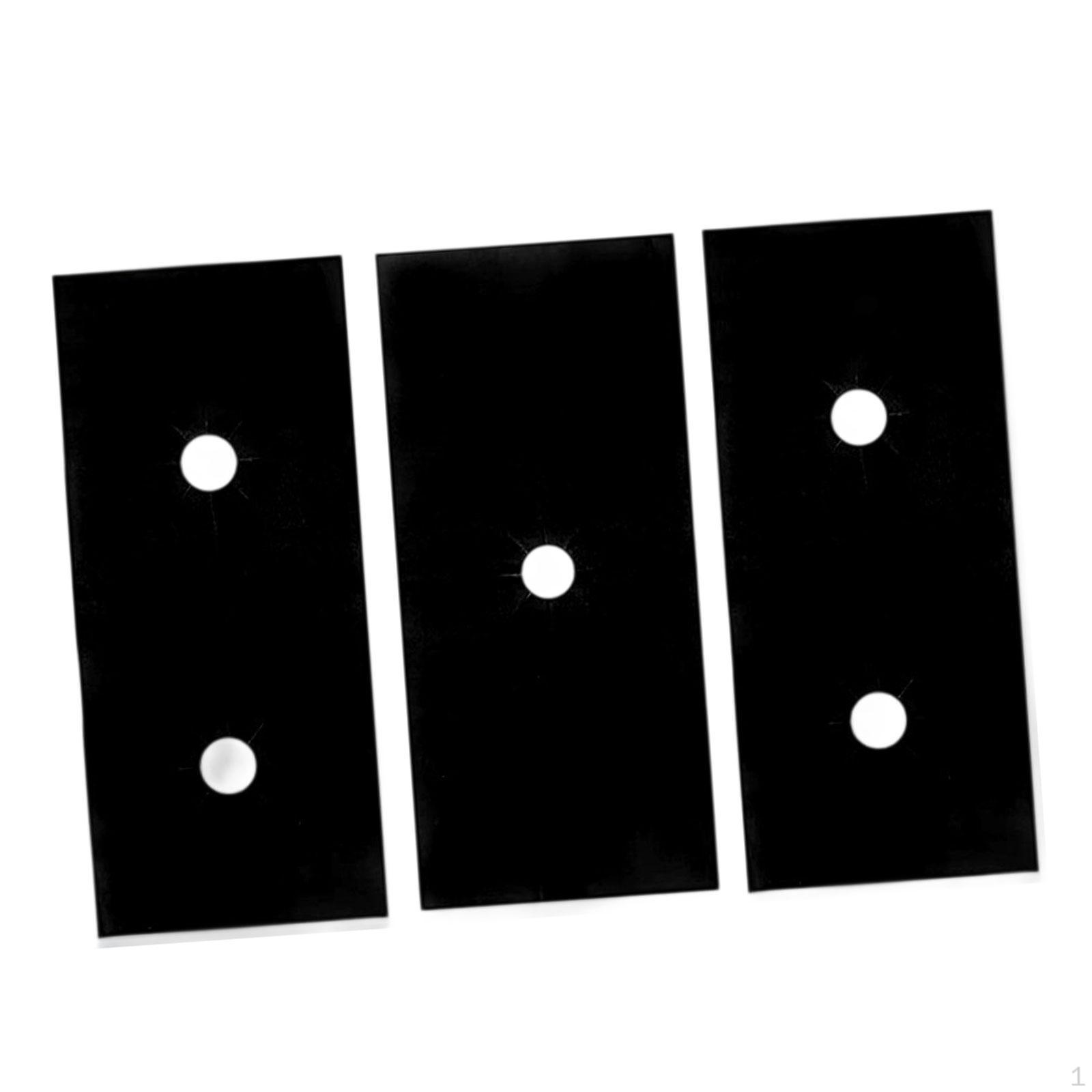 

3 Pack of Nonstick Gas Range Covers, Easy to Clean Liners thick 0.25mm