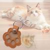 PU Leather Pet Hair Memorial Keychain Space Saving Hair Preservation Multifunctional Designs Portable Accessory