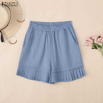 Women Casual Elastic Waist Loose Summer Short Pants