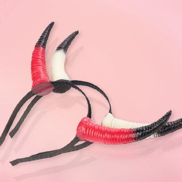 Fun Headbands Halloween Cattle Horn for Party Headwear for Vacation Travel