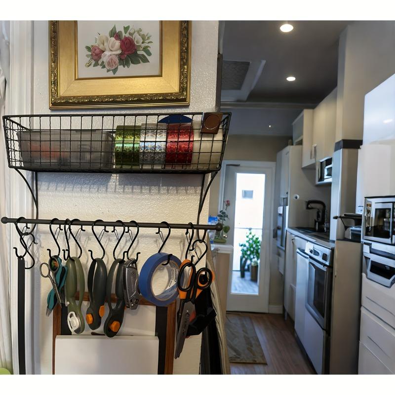 50pcs Heavy Duty S Hook with Safety Latch Design for Kitchen Bathroom Bedroom Hanging Pans Pots Coats Bags Plants Utility Hooks