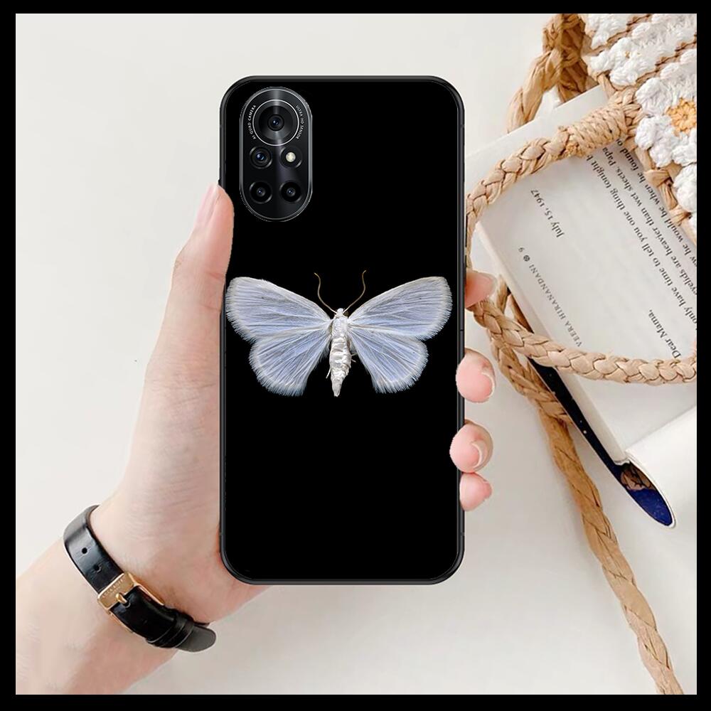 Schöne Schmetterlingsmuster Klare Handyhülle Für Huawei Honor 20 10 9 8A 7 5T X Pro Lite 5G Schwarz Etui Coque Hoesjes Comic Fas