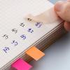 100/120 Sheets Colored PET Label Sticker Writable File Labels Repositionable Adhesive Page Marker for Planner Notebook