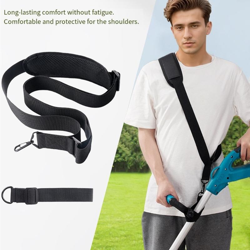 Professional Trimmers Harness With Reinforced Metal Clasps And Fully Customizable Shoulder Straps For Grass Cutters