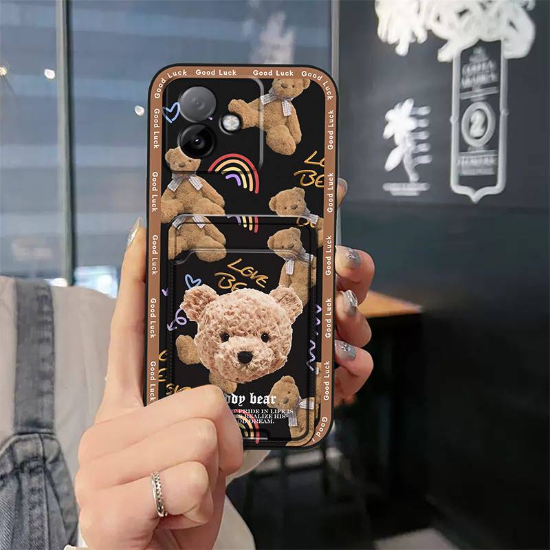 TPU Card sleeve Phone Case For Honor X60GT Graffiti Anti-dust Back Cover Fashion Design Cartoon protective Cute Durable