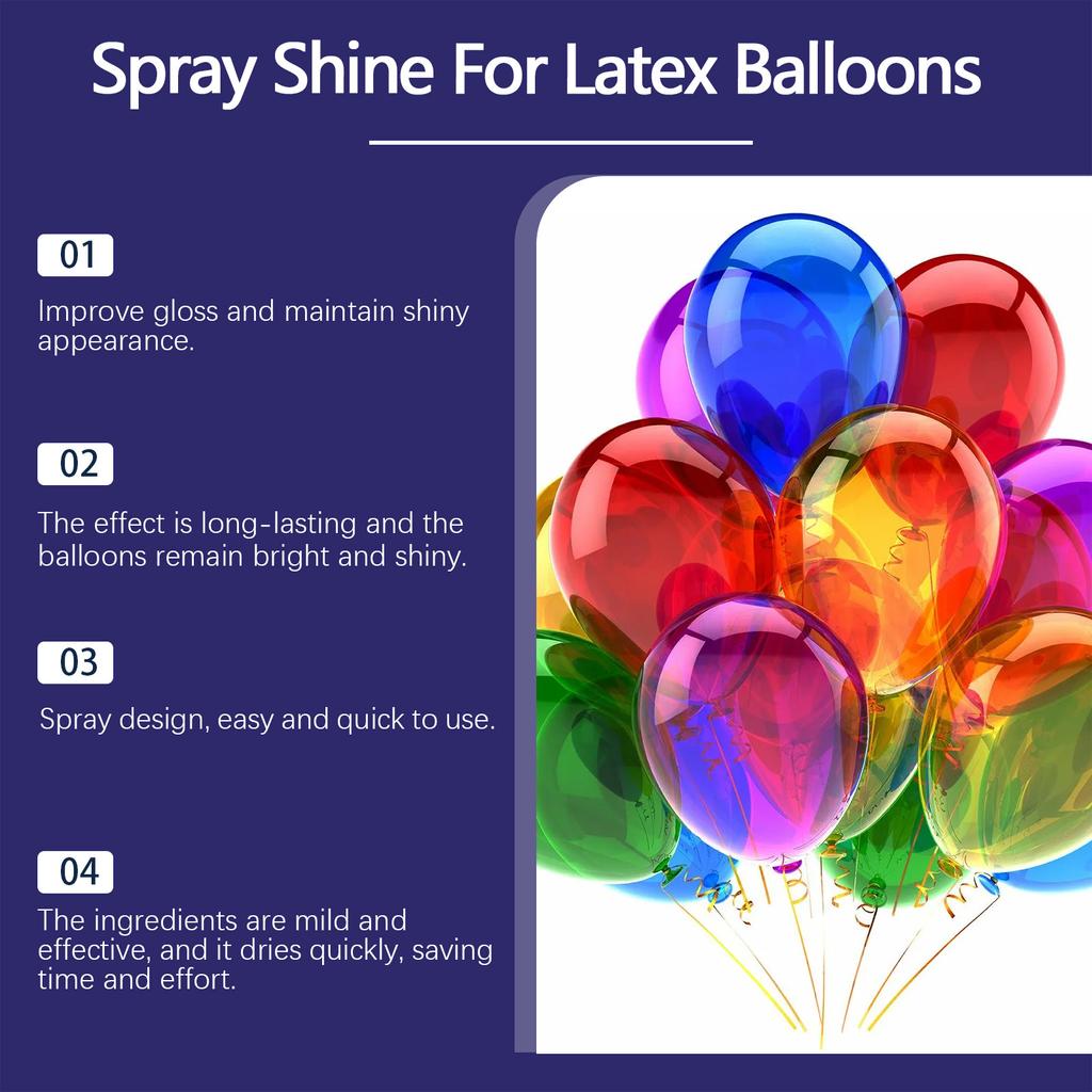 50ml Brightenr Balloons Spray Bottle To Brightern Balloons Color