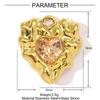3pcs Stainless Steel Cross Charm Vintage Heart Charm Fashion Cubic Zircon Pendant  Gift