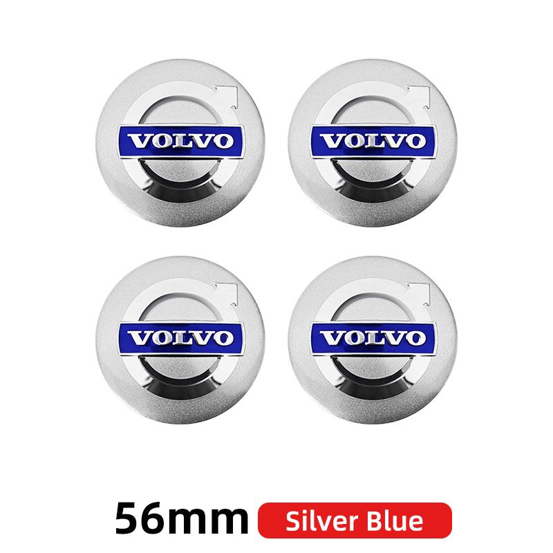 56mm 60mm 65mm Car Wheel Center Emblem Hub Caps Sticker For Volvo XC90 V90 V60 XC60 V40 S80 S60 S90 C40 XC40 V70 XC70 C70 EX90