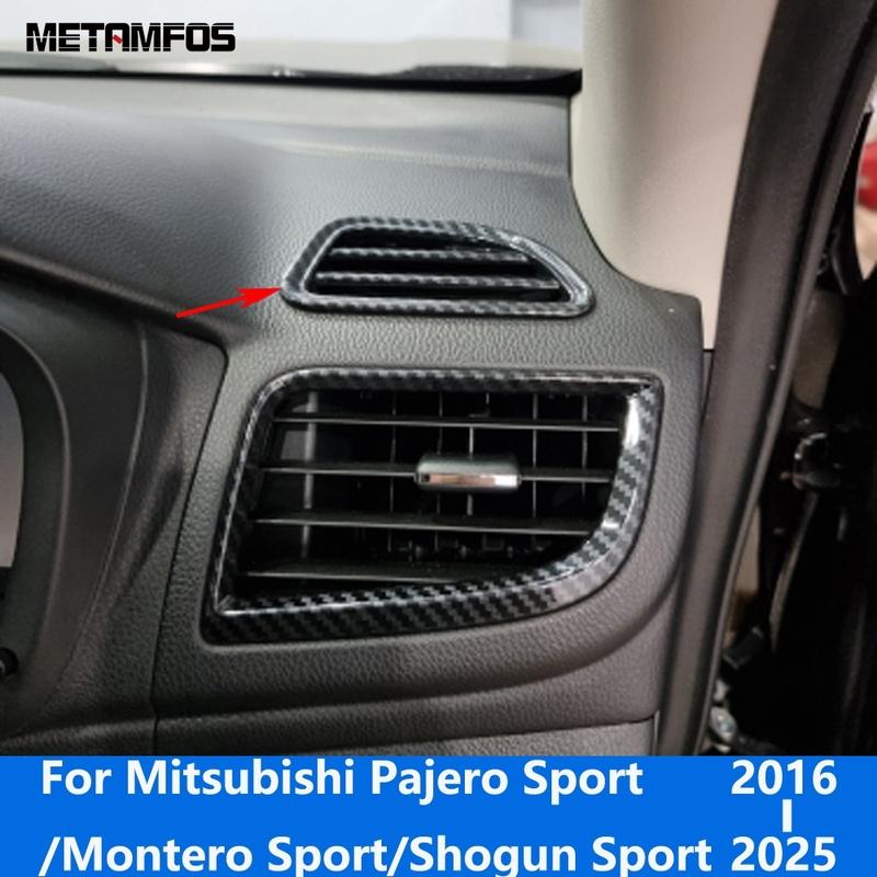 For Mitsubishi Pajero/Montero/Shogun Sport 2016- 2024 2025 Front Upper Air Vent Outlet Cover Trim Decoration Car Accessories