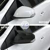 Für Renault Fluence 2011 2012 2013 2014 2015 Auto-Hupe-Stil Rückspiegel-Seitenspiegel-Abdeckung Flügelkappe Außentürgehäuse Schale Zierleiste