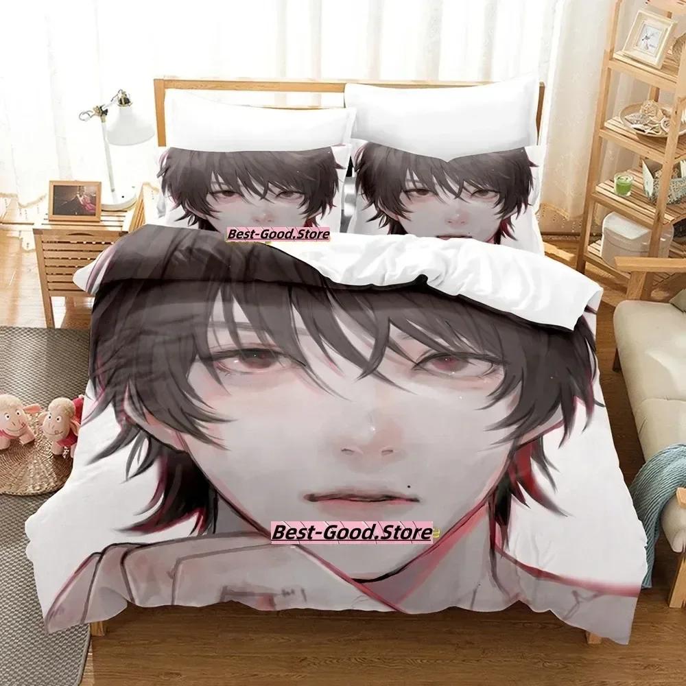 Top Baki Hanma Beding Set Single Twin Printed Bed Linen Set With Pilowcase Bed Soft Duvet Cover Soft Single Double Quen Super King-Sized Dimensionsd