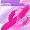 Triple-Motor Rabbit Vibrator with 10 Vibration Modes for G-Spot, Clitoral, and Nipple Stimulation with Anal Beads Massage