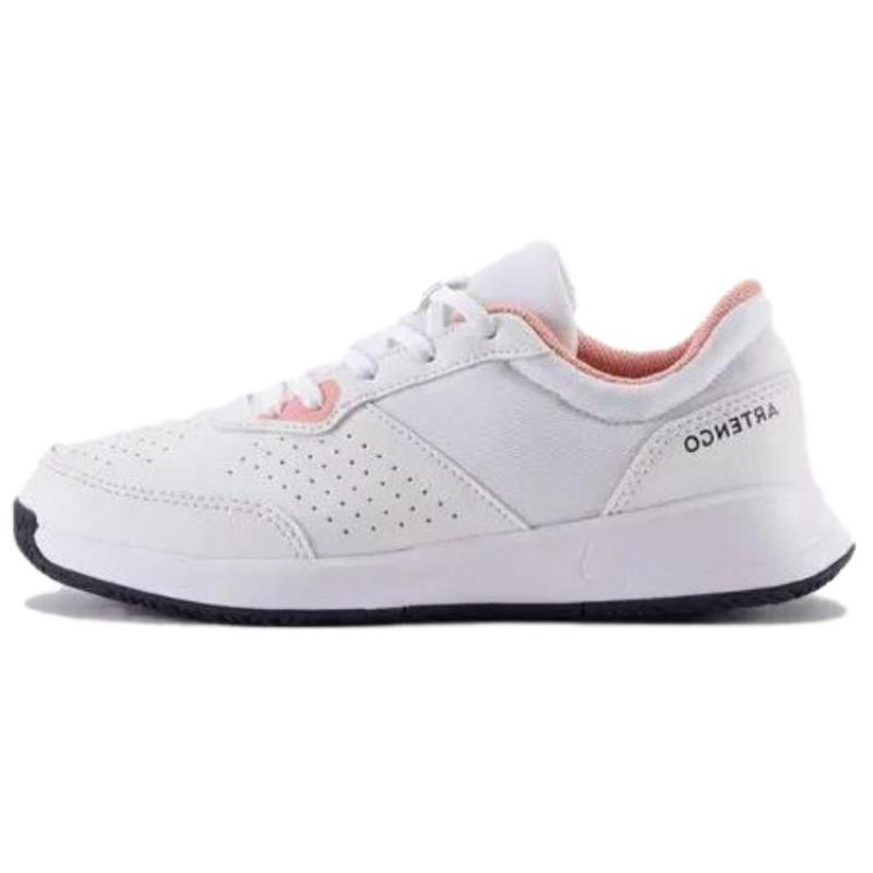 

DECATHLON Breathable Low-Top Tennis Shoes Unisex White Powder 38