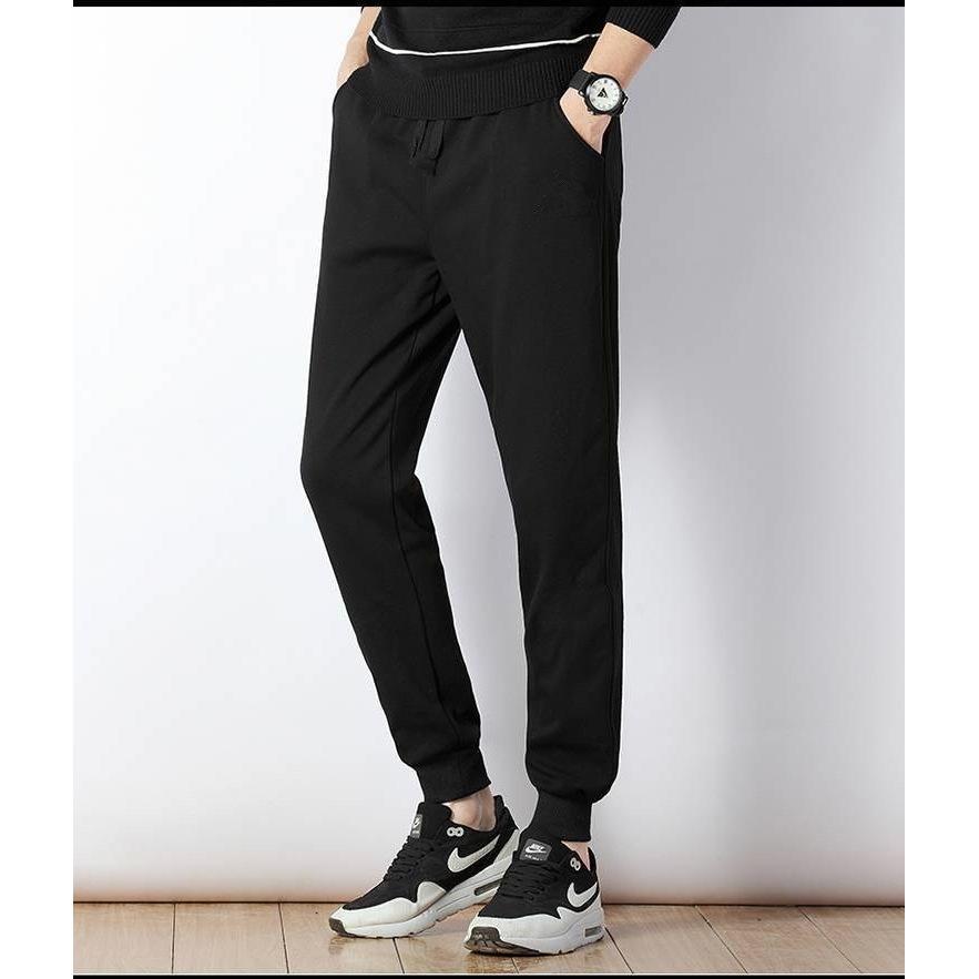 Herbst Herren Plus Samt Slim Korean Casual Pants - Lockere Passform für Teenager