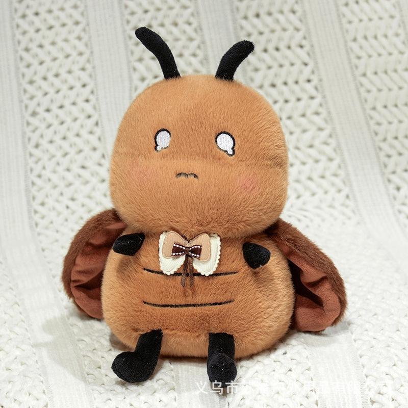 Little Cockroach Plush Doll Funny Little Strong Hug Sleeping Doll Cute Trick Toy Creative Birthday Gift for Friends