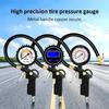 New Black Tire Pressure Gauge Flexible Hose Digital Air Pressure Gauge Tyre Inflator Car
