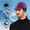CATENA Cycling Cap, Helmet Inner, Warm Fleece-Lined Sports Cap with High Elasticity and Ear Protection, Unisex for Fall and Winter (Purple, Free Size)