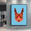 5D DIY Geometric Animals Cross Stitch Rhinestones Diamond Drawing Embroidery Mosaic Home Decor