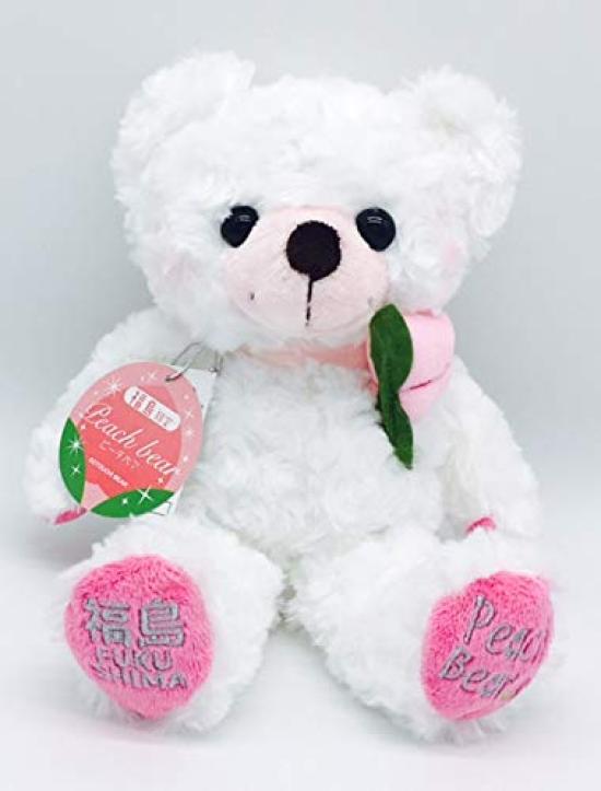 

Local Bear Fukushima Peach Bear 4 Plush Toy Fukushima Exclusive Peach Bear by Makoto Fujini of S, [Out Print]
