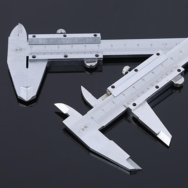 6in/150mm Stainless Steel Vernier Calipers Digital Vernier Calipers Dual Reading Scale Accurate Measuring Device