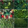 Grüne Pflanzenwand Garten Gras Hintergrund Laub Tropische Blätter Kulisse Hochzeit Braut Dusche Party Dekoration Fotografie Requisite