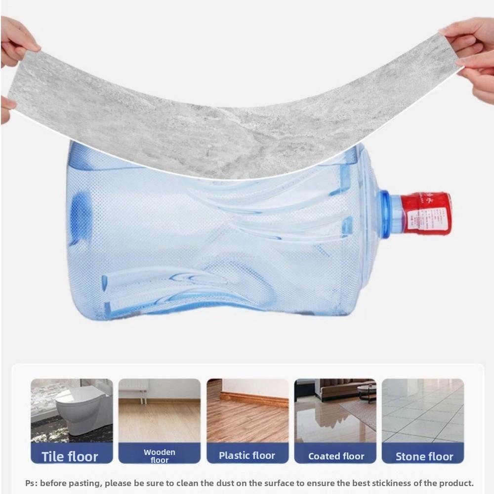 Imitation Marble Floor Tiles Waterproof Non-Slip Self-Adhesive Wallpaper Wear-Resistant Peel and Stick Decorative Floor Stickers