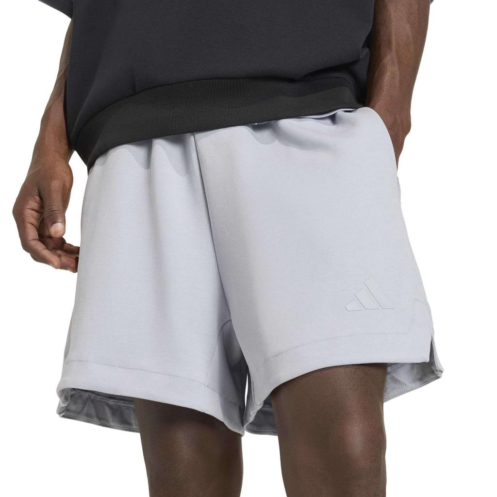 Men's adidas SOFT LUX sweat shorts blue KF8581 size XL