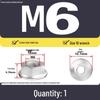 GB6177 Galvanized Hex Flange Nut with Anti-slip Teeth and Washer M4-M20