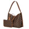Checkerboard Large Capacity Commuting Bag for Women  New Versatile and High End Tote Bag  Light Luxury One Shoulder Slant Straddle