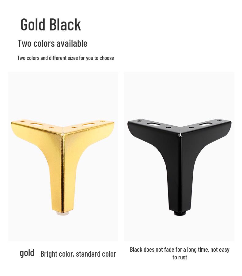 European Light Luxury Metal Furniture Legs - Iron Cabinet and Sofa Feet
