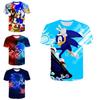 Stylish Sonic The Hedgehog Kids T-shirt With Colorful Cartoon Design For Boys And Girls