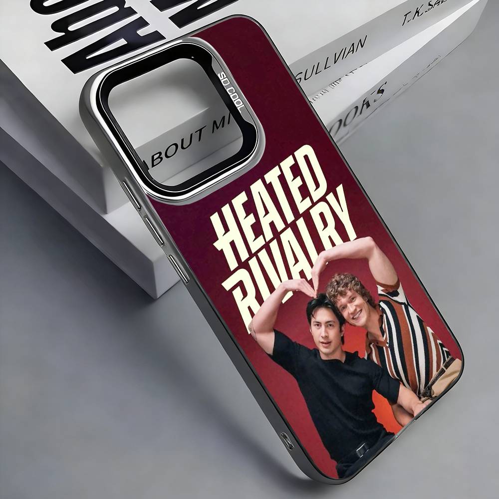 H-Heated Rivalry Colorful Silver Back Phone Case For IPhone 17 16 15 14 13 12 11 Plus Pro Max Plus
