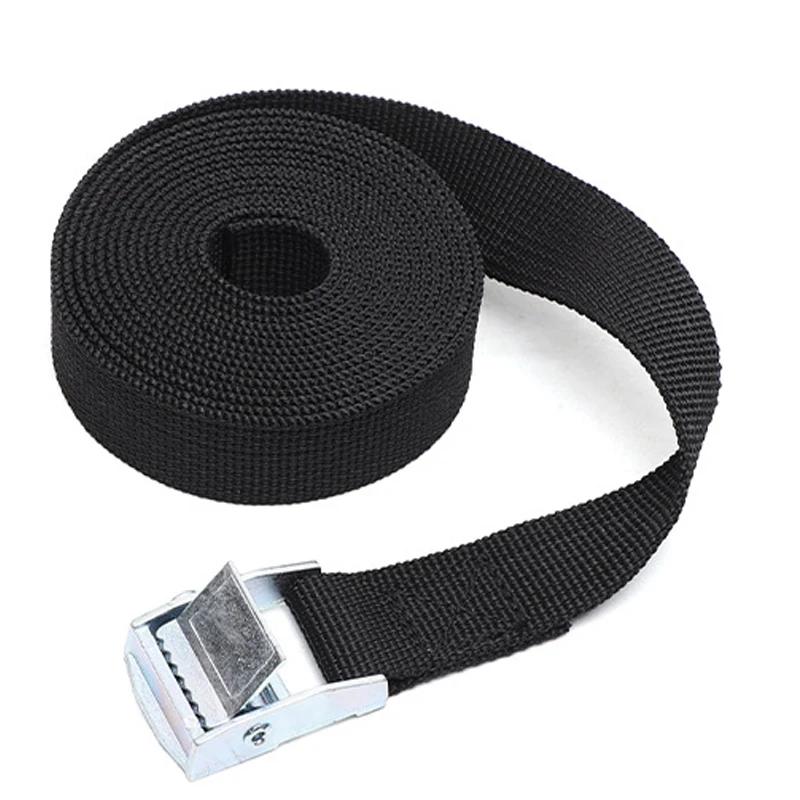 3m Cargo Straps Buckle Tie-Down Belt With Metal Buckle Lashing Straps Luggage Bag for Car Motorcycle Bike Truck Luggage Bag