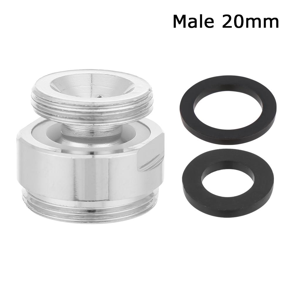 360 Degree Adjustable Brass Faucet Connector Swivel Aerator Adapter Water Purifier Accessories Connect Hose Faucet Fittings
