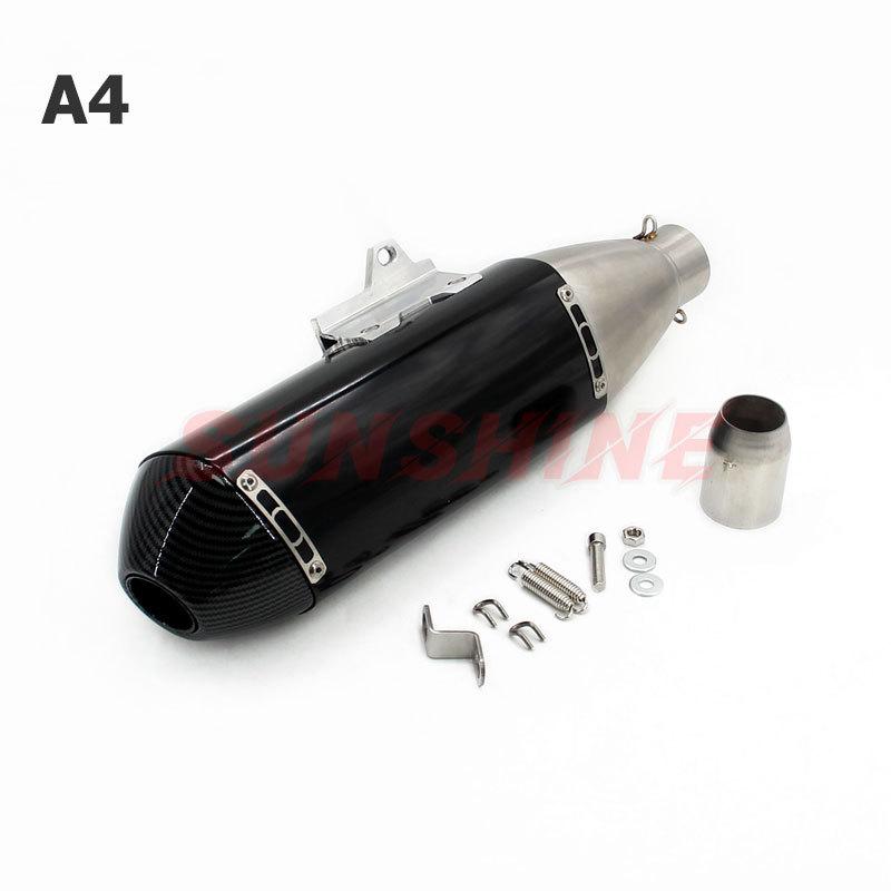 Escape Moto Universal Exhaust Motorcycle Muffler Pitbike Pipe Motocross Tip Systems For CRF230 CFR250 CRF150 EXC WR450 RC390