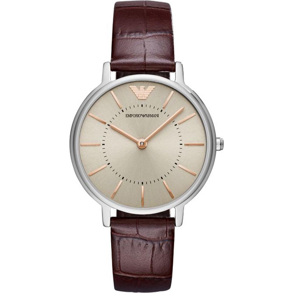 

Emporio Armani Beige Brown Leather Ladies Quartz Watch AR11063 бежевый