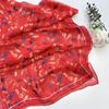 Breathable Silk Scarf Sun-Resistant Bandana Durable Beach Shawl  for Women